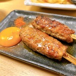 卓上レモンサワー&ハイボール 焼鳥食べ放題 乾杯500酒場 - 月見つくね