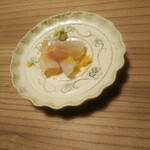 鮨かわなか - アコウのカラスミ和え