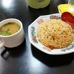 サッポロラーメン - 焼き飯(スープ付)  ￥600