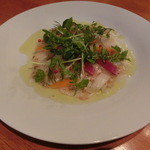 酒の大桝 - 本日の鮮魚カルパッチョ680円