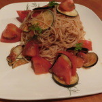 酒の大桝 - 完熟トマトカッペリーニパスタ980円