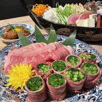 黄金出汁しゃぶと江戸前寿司 肉のあさつ 梅田お初天神店 - 