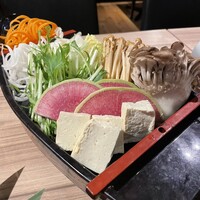 黄金出汁しゃぶと江戸前寿司 肉のあさつ 梅田お初天神店 - 