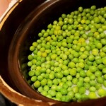 銀座 しのはら - うすい豆ご飯