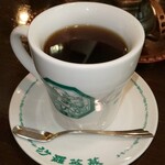 Robuno Orusara Ebo - 定食ドリンクのアメリカンコーヒー(R5.4.19撮影)