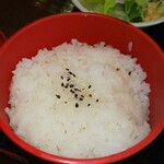 Robuno Orusara Ebo - カツ煮定食の不味くも美味くもない御飯(R5.4.19撮影)