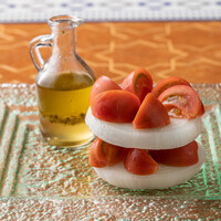 フルーツトマトとオニオンのミルフィーユ