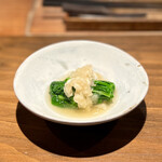 薪鳥新神戸 - 菜の花のみぞれ和え