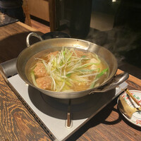 韻松亭 - 鍋鳥つみれ　豆富　くずきり