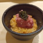 Shinji by Kanesaka - 海胆ネギトロキャビア丼