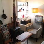 珈琲豆直売所 - 暖炉