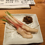 Motsunabe Ukkari - 久能葉生姜と青唐味噌(牛たん食べたくなる‪‬)♪*ﾟ