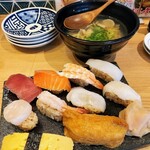 Sushi Sake Sakana Sugi Tama - 〆のラーメン&寿司セット