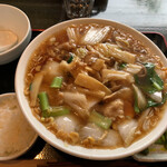 Chuuka Dainingu Fukamoto - 五目ラーメン定食￥1045 