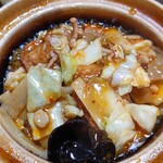 川揚酒店 - 揚げ豆腐の四川風炒め