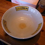 ラーメン　どかいち - これなら楽勝で完飲、最後の一滴まで旨い（2013年6月29日）