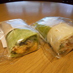 Sutabakku Su Kohi - サラダラップ（根菜チキン）＆サラダラップ（１５品目メキシカンアボカドソース）