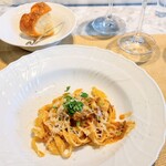 La Brianza - 北海道産仔羊ラグー自家製タリアテッレ。仔羊ラグー嬉しい(*^^*)☆ 仔羊少しお久しぶり嬉しかったのでした