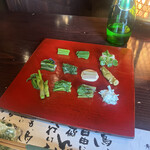 たでの葉 - 山菜盛り合わせ