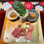 肉料理ふくなが - 前菜盛り合わせ