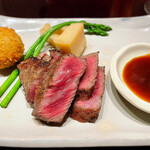 肉料理ふくなが - 赤身ステーキ（ランプ）
