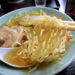 塩苅食堂 - 2013年7月26日(金)　塩ラーメン(650円)　自家製麺