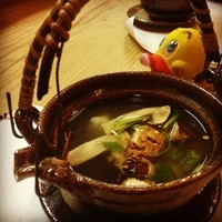 不動坂　菊地 - 鱧と松茸の土瓶蒸し