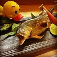 不動坂　菊地 - 鮎の塩焼き