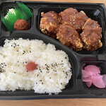 からあげ金と銀 - 料理写真:ニンニク味噌からあげもも肉4個入り弁当