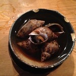 丑寅 - ツブ貝醤油煮。