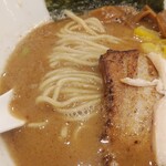 すずめ食堂 - 全粒粉の中細麺