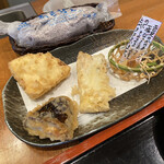 つくも - 茄子、太刀魚、新玉