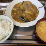 中華料理 優 - 麻婆茄子定食＝850円