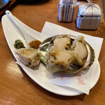 つくも - あわびの天ぷら