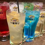 創作居酒屋 たるとむ - メガジョッキ590円