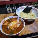 塩そば専門店 桑ばら - 和風カレーチーズつけそば