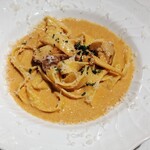 RISTORANTE VIA MARE - ・イタリア産ポルチーニ茸のクリームソース ～手打ちタリアテッレ～