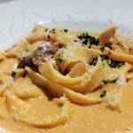 RISTORANTE VIA MARE - ・イタリア産ポルチーニ茸のクリームソース ～手打ちタリアテッレ～