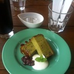 ヒツジ堂 - 抹茶ケーキ