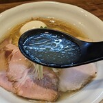 ラーメン 健やか - 貝薫る塩なスープ