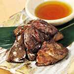 Charcoal-grilled liver