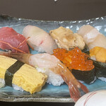 悠久 - 悠久セット(寿司8貫)