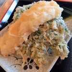 讃岐うどん 源八 - イカ天と春菊天