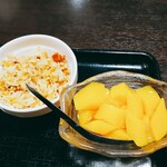いなかむら - カオソーイセットのチャーハンとマンゴープリン