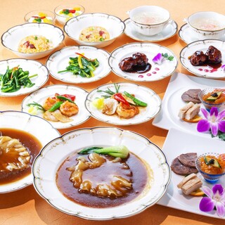 厳選材料で作る種類豊富な中華料理