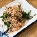 黄金屋 - 菜の花からし和え330円