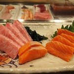 おたる政寿司 - 刺身3点盛り