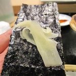 おたる政寿司 - 有明海苔＋ガリ