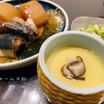 三田 山田屋 - 茶碗蒸しの具は椎茸のみ