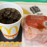 McDonald's - ベーコンエッグマックサンドコンビ(コカコーラS) ¥310-